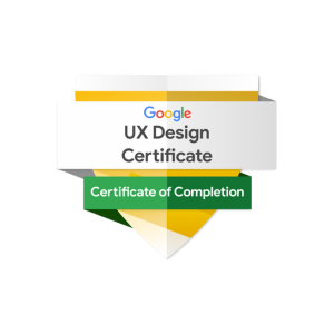 Google UX Design Certificate